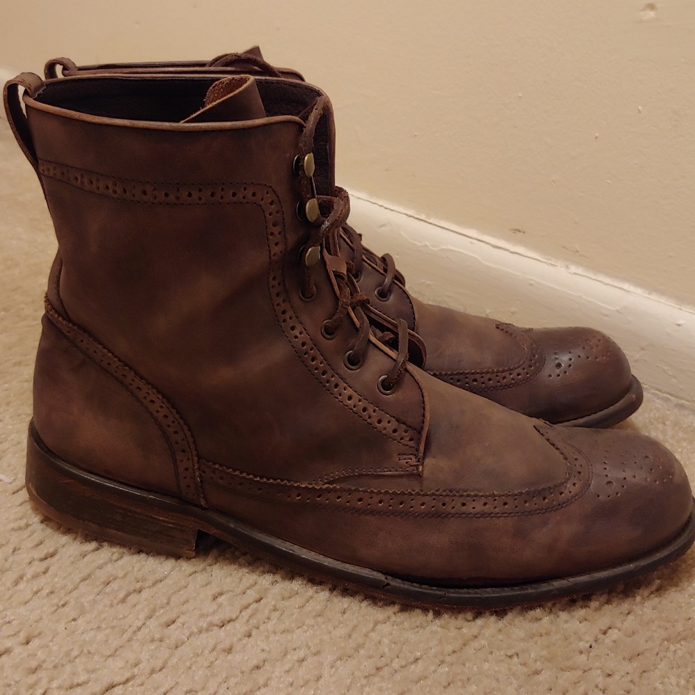 John Varvatos Size 13 Men's Dress Boots